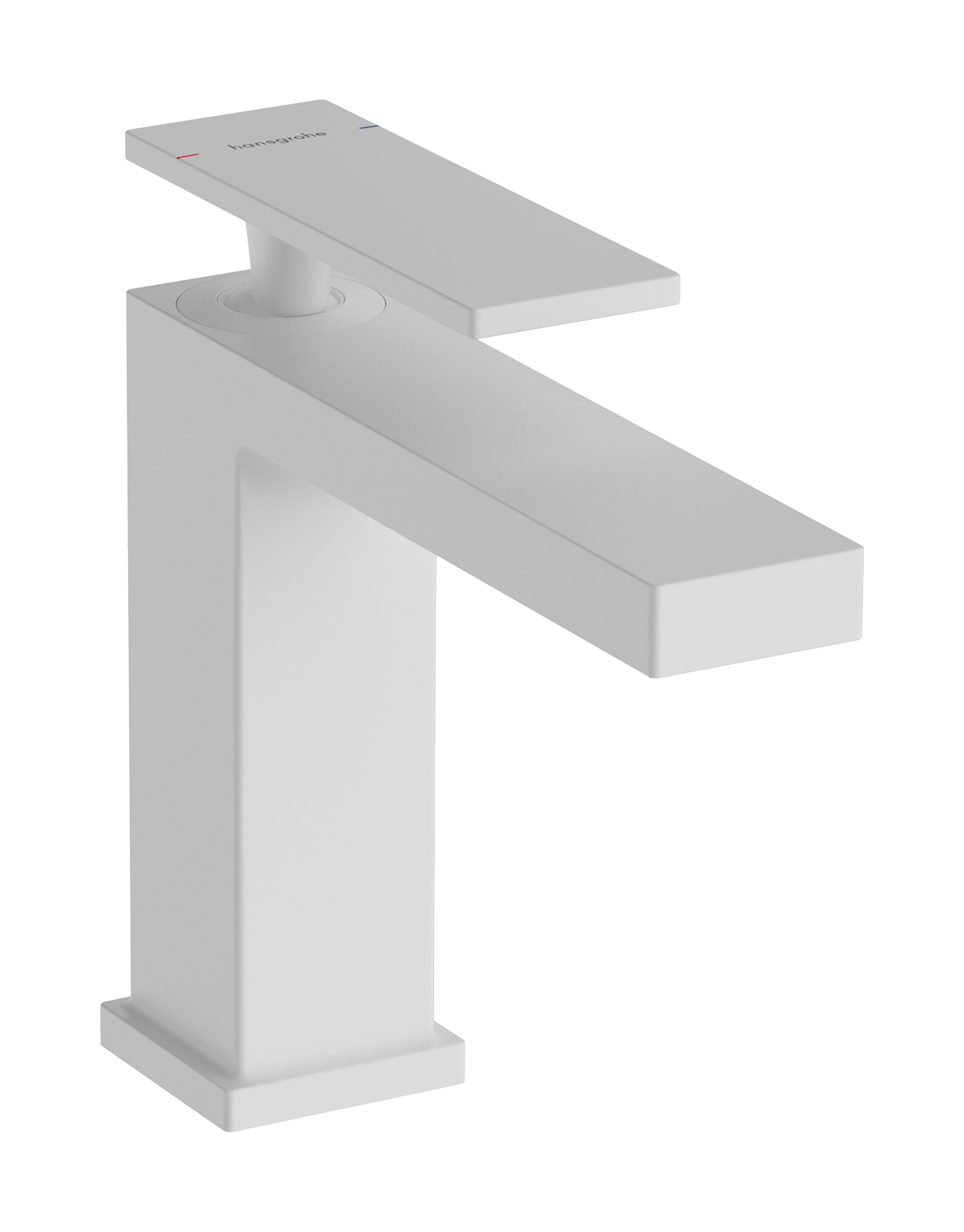 Hansgrohe Tecturis E ééngreeps wastafelkraan 110 zonder waste, mat wit