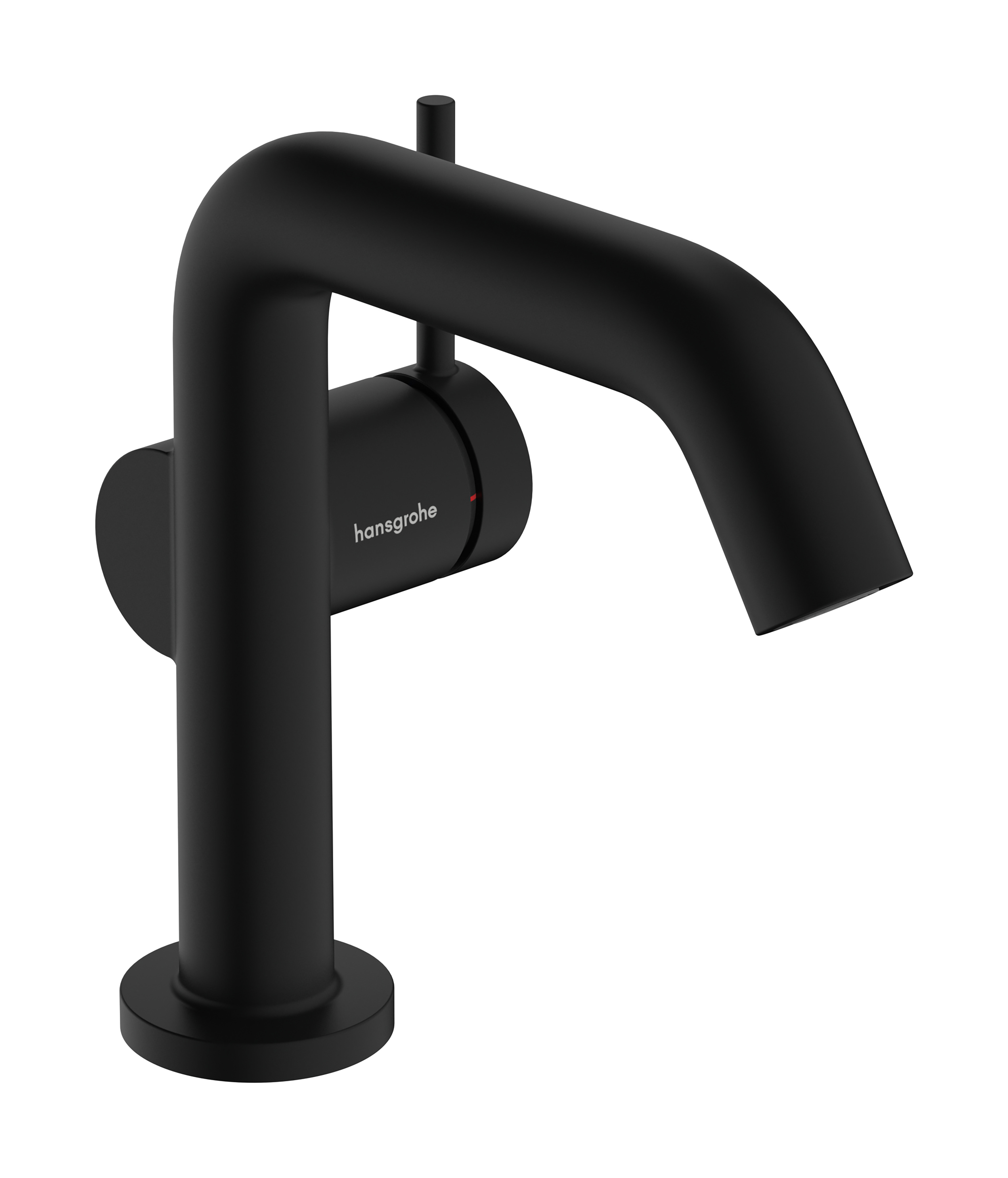 Hansgrohe Tecturis S ééngreeps wastafelkraan 110 Fine CoolStart zonder waste, mat zwart