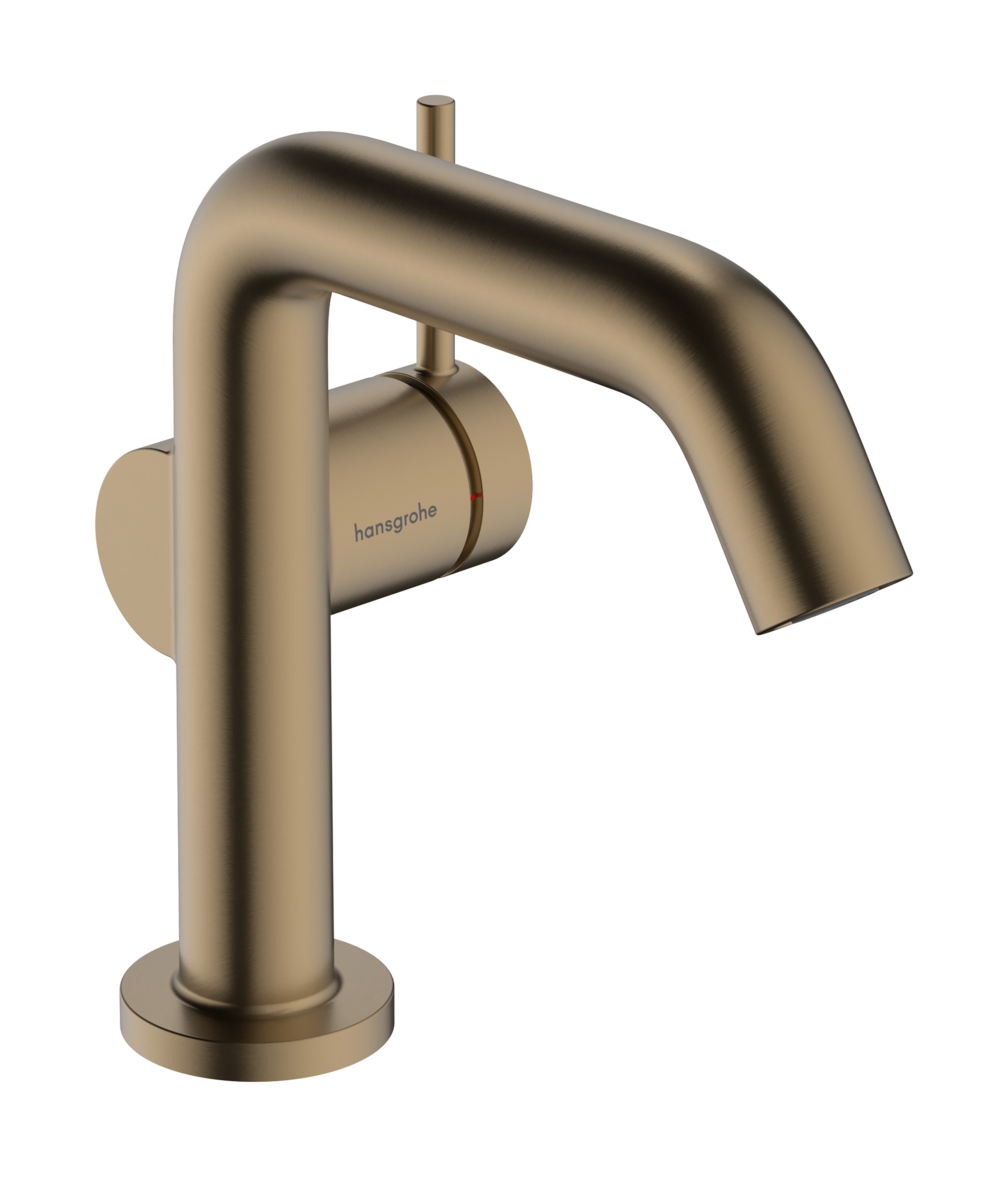 Hansgrohe Tecturis S ééngreeps wastafelkraan 110 Fine CoolStart zonder waste, Brushed Bronze