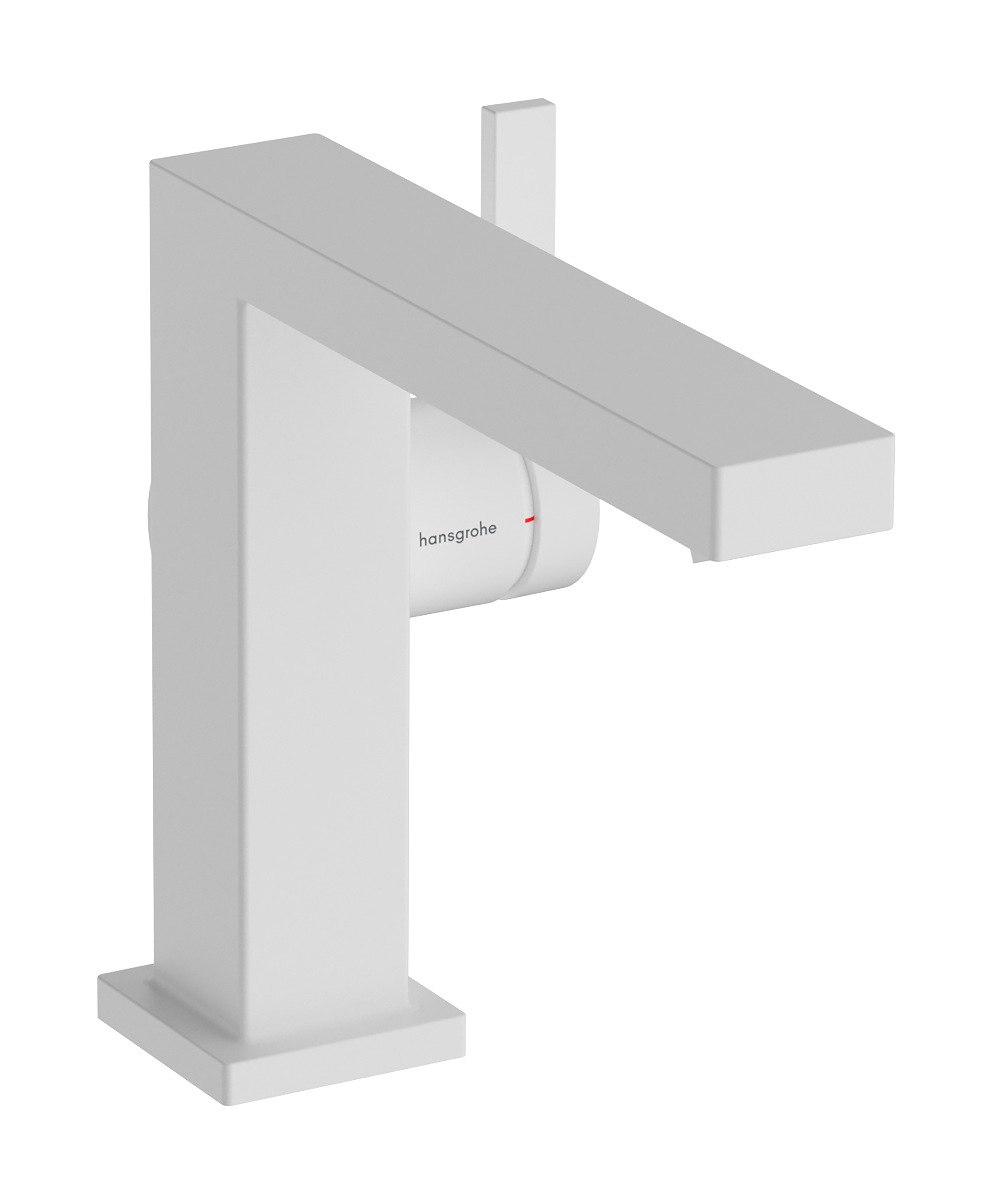 Hansgrohe Tecturis E ééngreeps wastafelkraan 110 Fine CoolStart zonder waste, mat wit