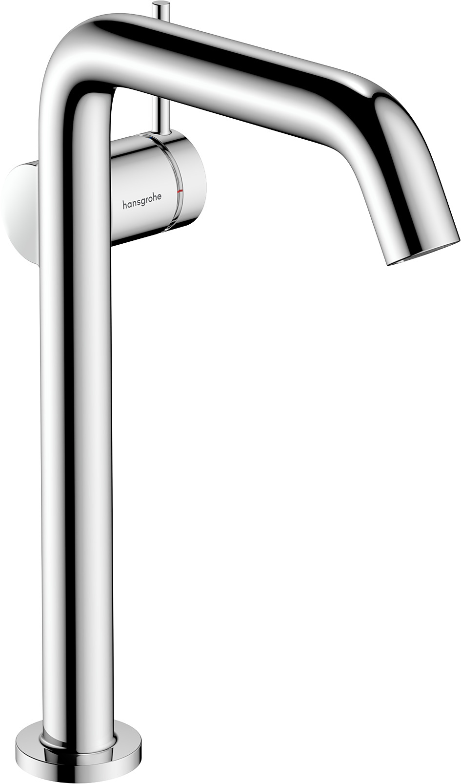 Hansgrohe Tecturis S ééngreeps wastafelkraan 240 Fine CoolStart voor waskommen, zonder waste, chroom