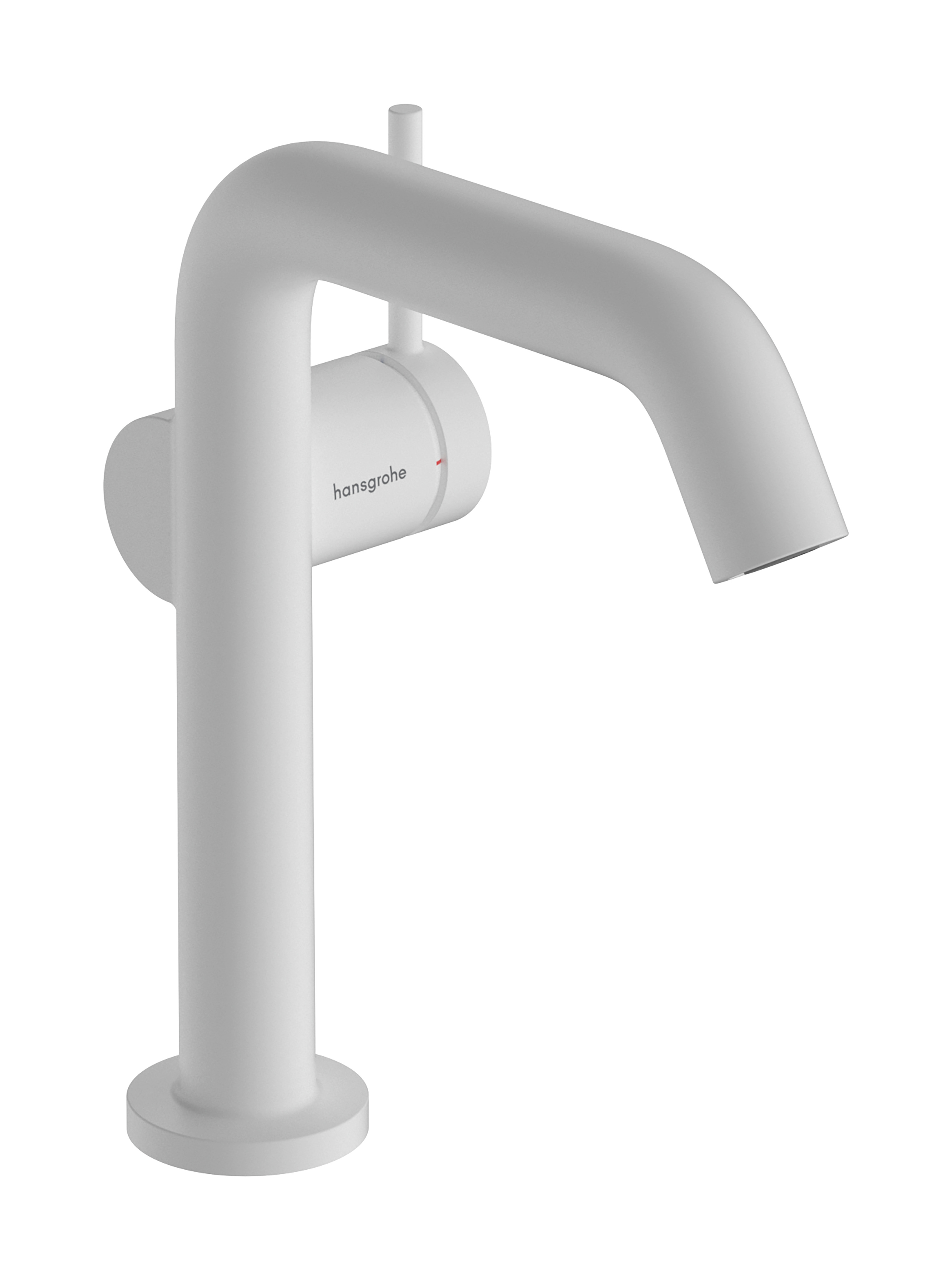 Hansgrohe Tecturis S ééngreeps wastafelkraan 150 Fine CoolStart zonder waste, mat wit