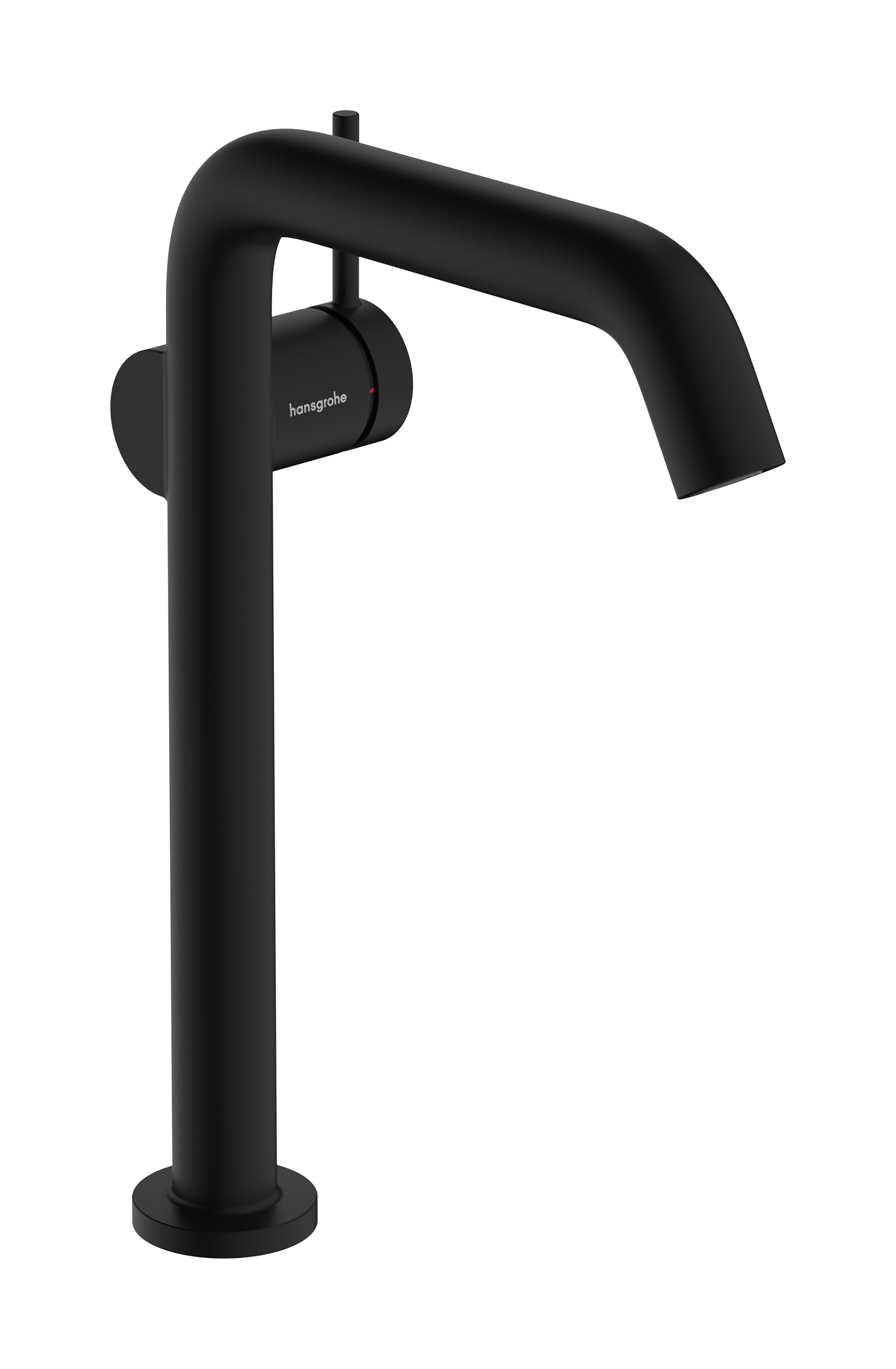 Hansgrohe Tecturis S ééngreeps wastafelkraan 240 Fine CoolStart voor waskommen, zonder waste, mat zwart