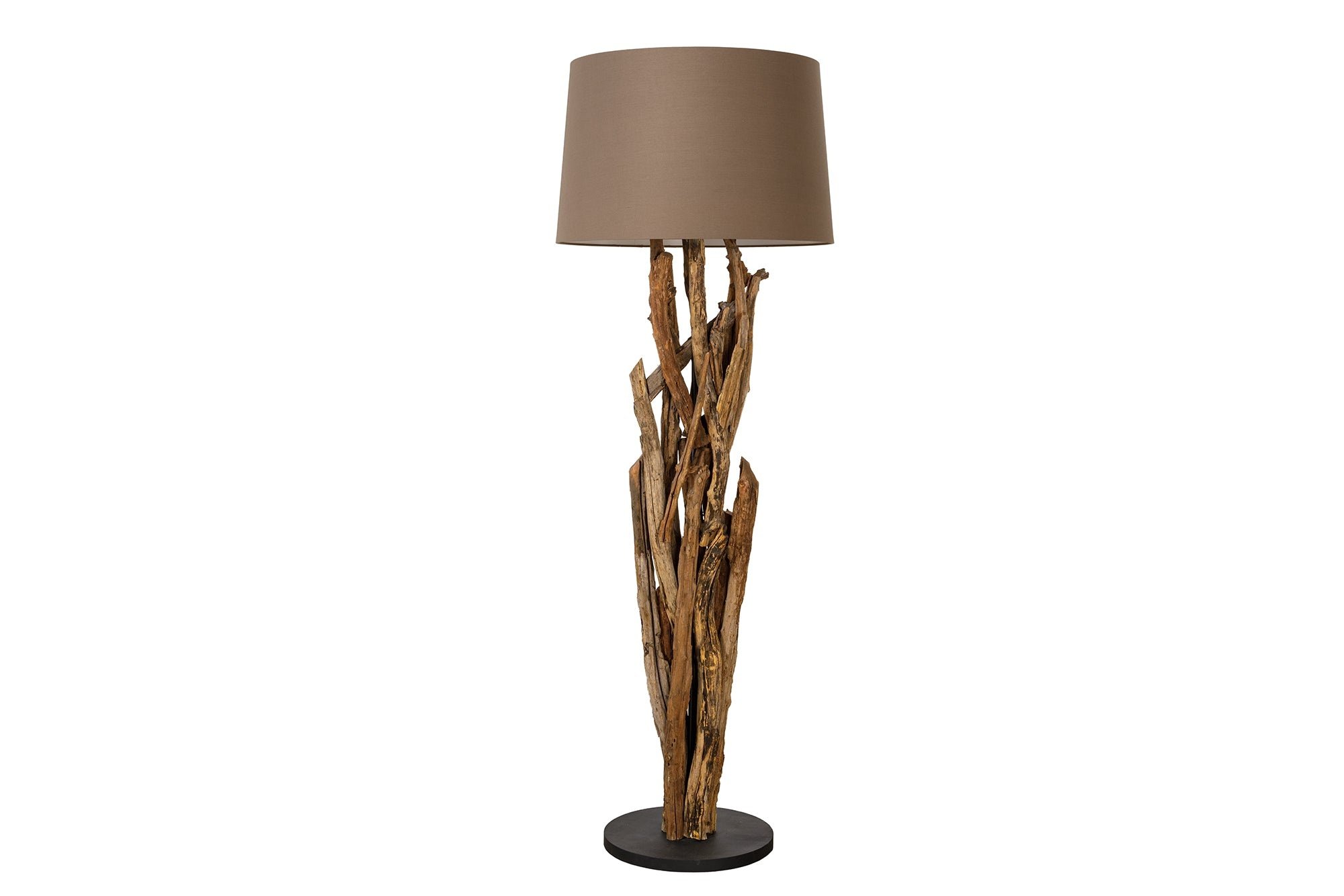 Invicta Interior Staande lamp WILD NATURE 150cm teakhout zonder lampenkap - 42004-1