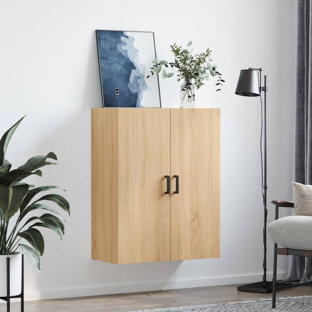 vidaXL Wandkast 69,5x34x90 cm sonoma eikenkleurig
