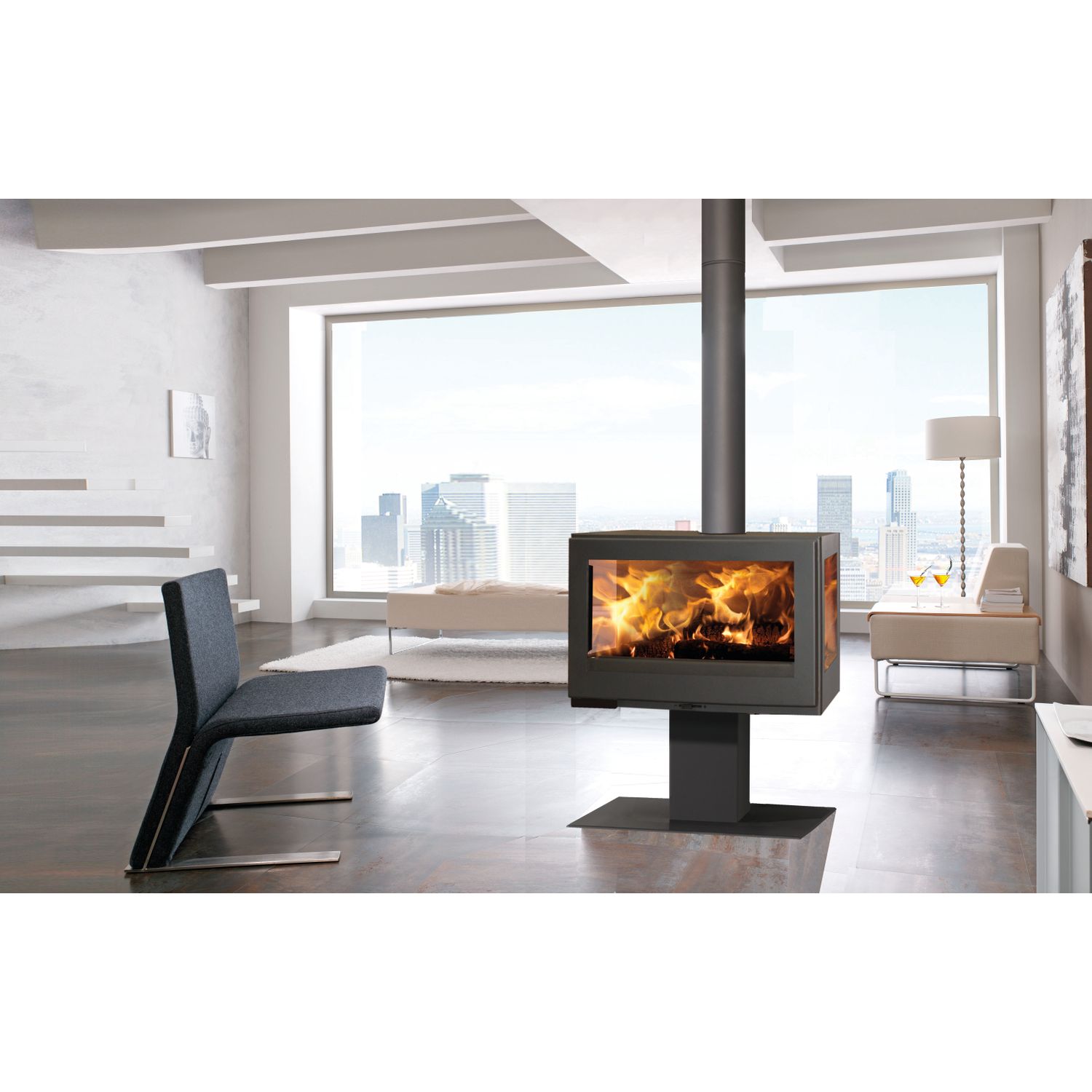 PANADERO Houtkachel Harmonie 3v Ecodesign 7,2kw