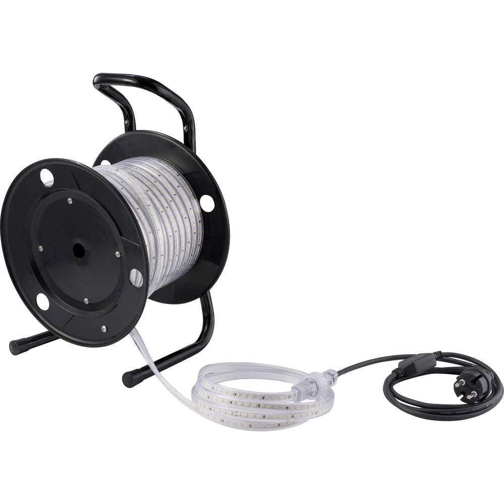 Sygonix SY-6700426 LED-strip Met connector (male) 230 V/AC 25000 mm Daglichtwit 1 stuk(s)