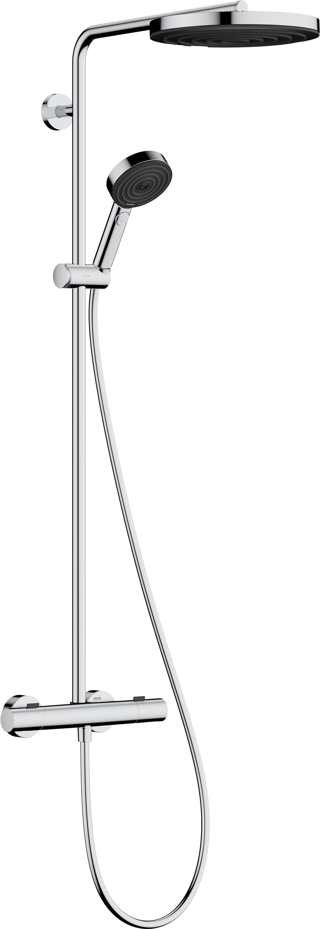 Hansgrohe Pulsify S Puro Showerpipe 260 1jet EcoSmart met thermostaat en handdouche 3jet, chroom