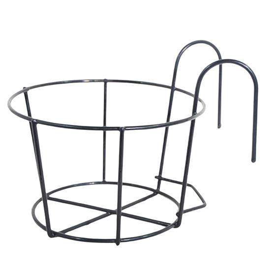 Logiful Met 5 maten Praktisch, eenvoudig te installeren, hangende haak, bloempotrekstandaard 12cm zwart