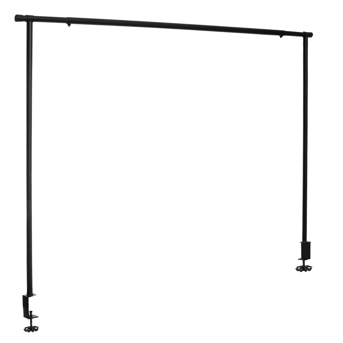 Atmosphera Tafelklem - zwart - staal - verstelbaar - 200 x 4 x 106 cm -