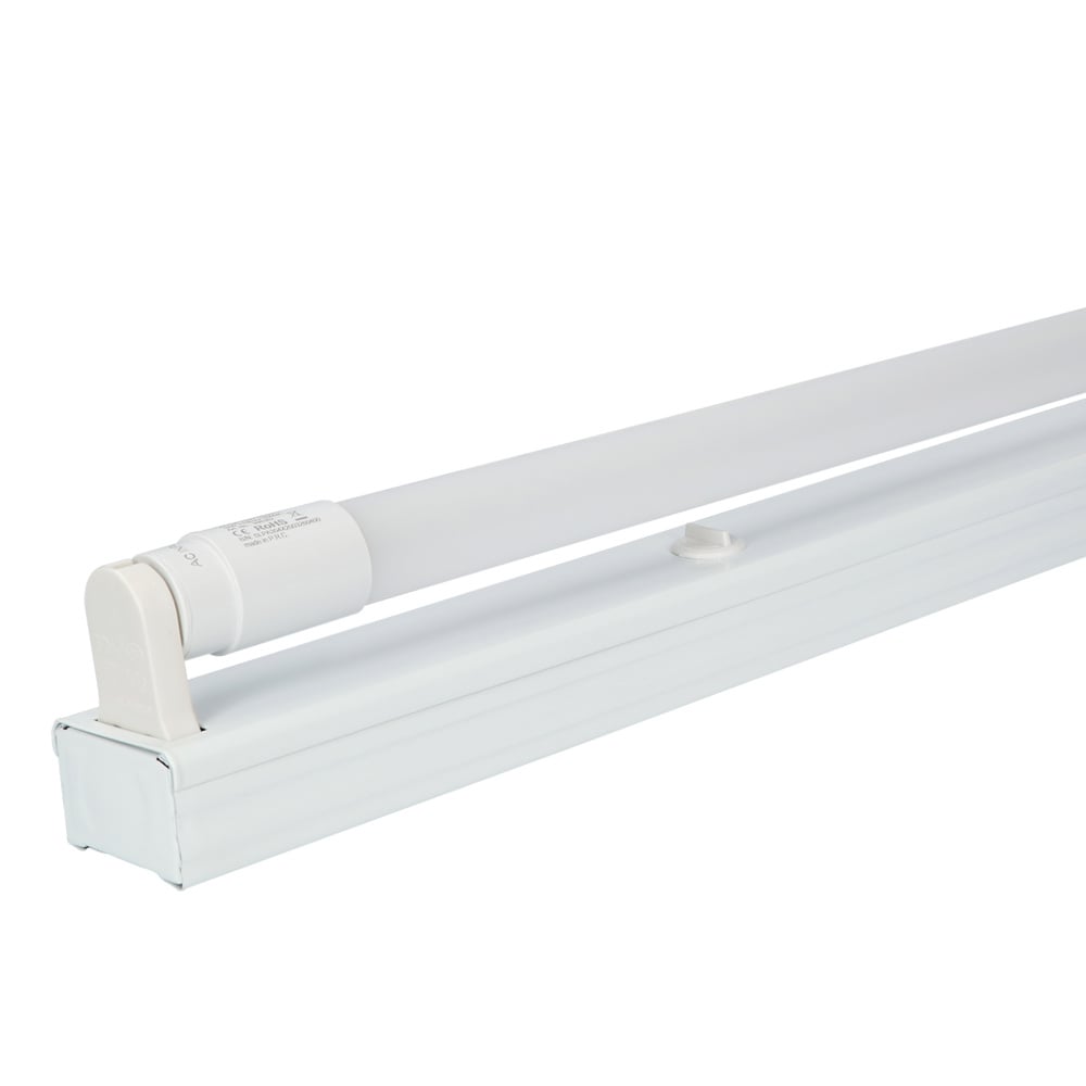 HOFTRONIC™ IP20 LED TL armatuur 60 cm enkelvoudig incl. flikkervrije 1x9W 990lm 3000K 110lm/W LED buis