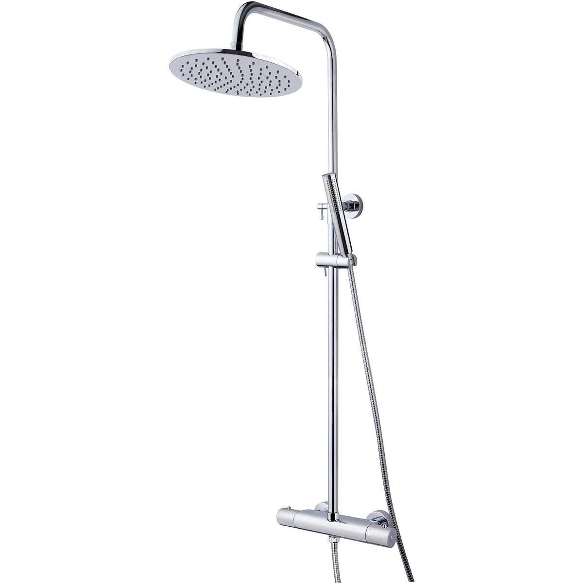 Wiesbaden Caral Thermostatische Regendoucheset Chroom - Luxe Opbouw