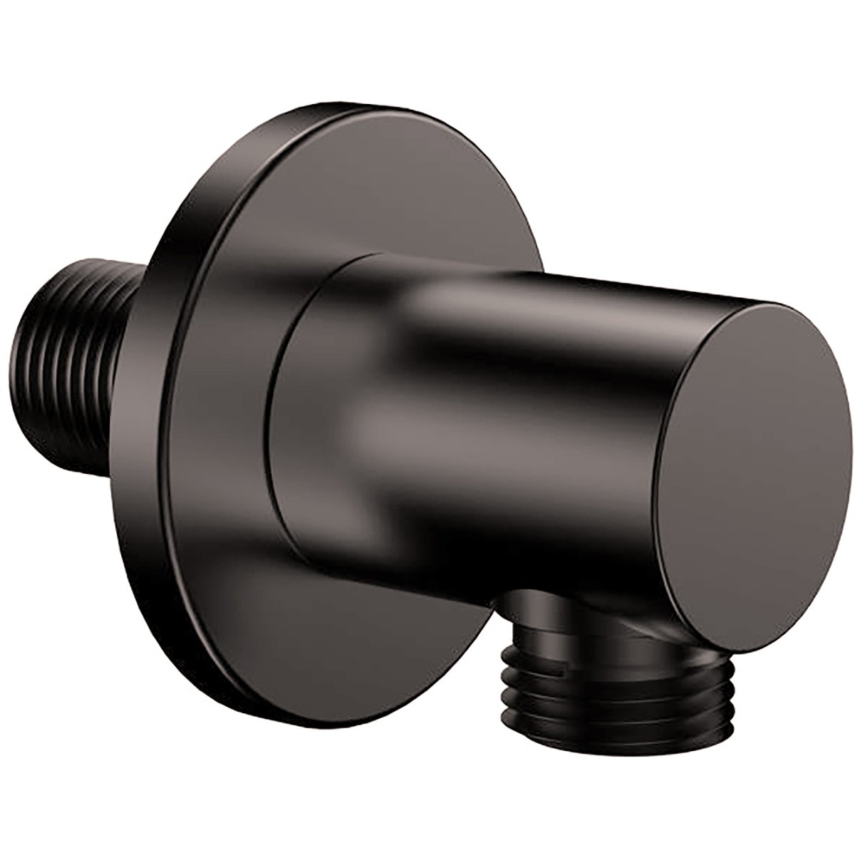 Wiesbaden Wandaansluitbocht - Rond - 1/2 Inch - Gunmetal