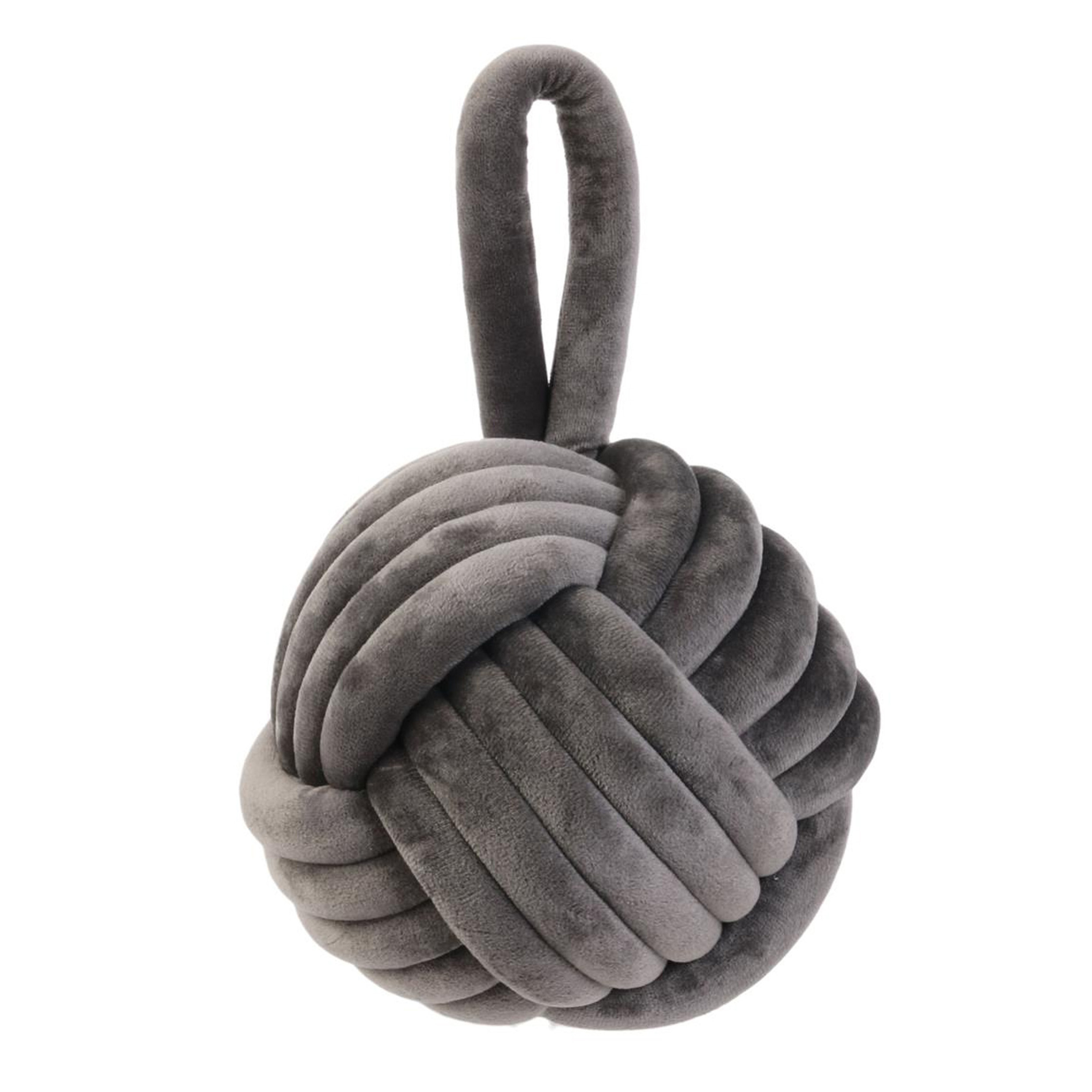 Home Deco Factory deurstop knoop - grijs - 1,15 kg - deurstopper -