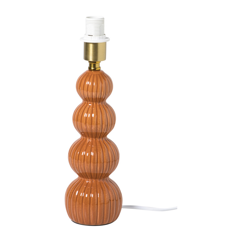 Xenos Lampvoet bollen - rood - ø8.5x30 cm