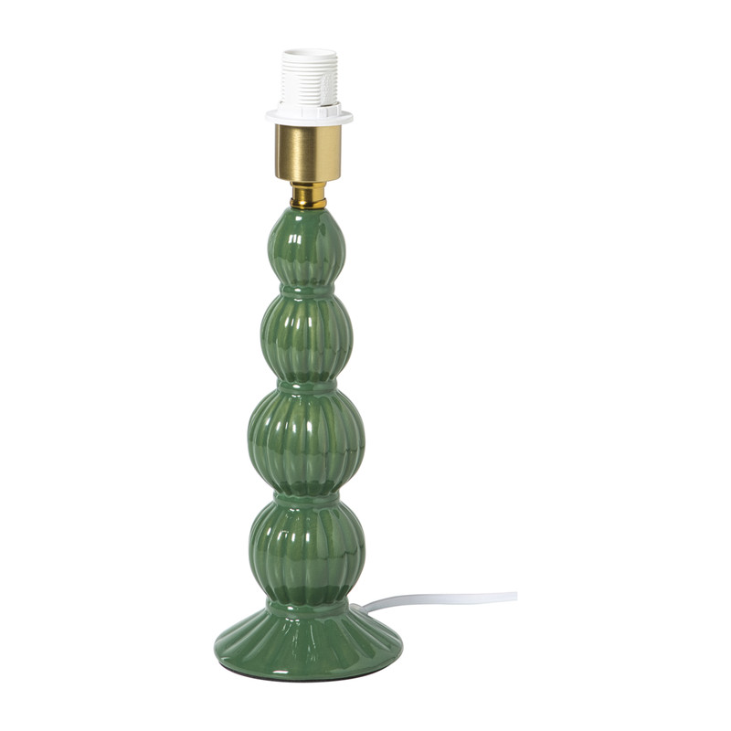 Xenos Lampvoet bollen - groen - ø8.5x30 cm