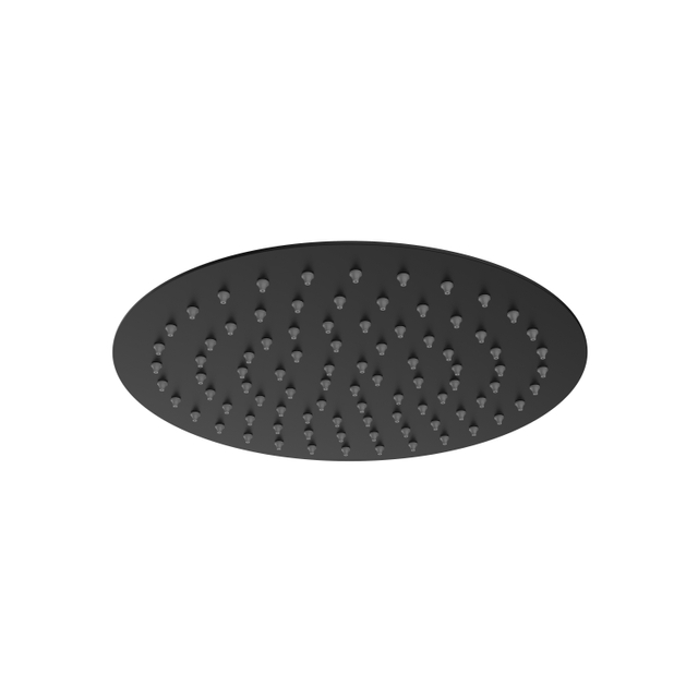 Adema Calypte hoofddouche 25cm rond zwart mat 210017501691-MB