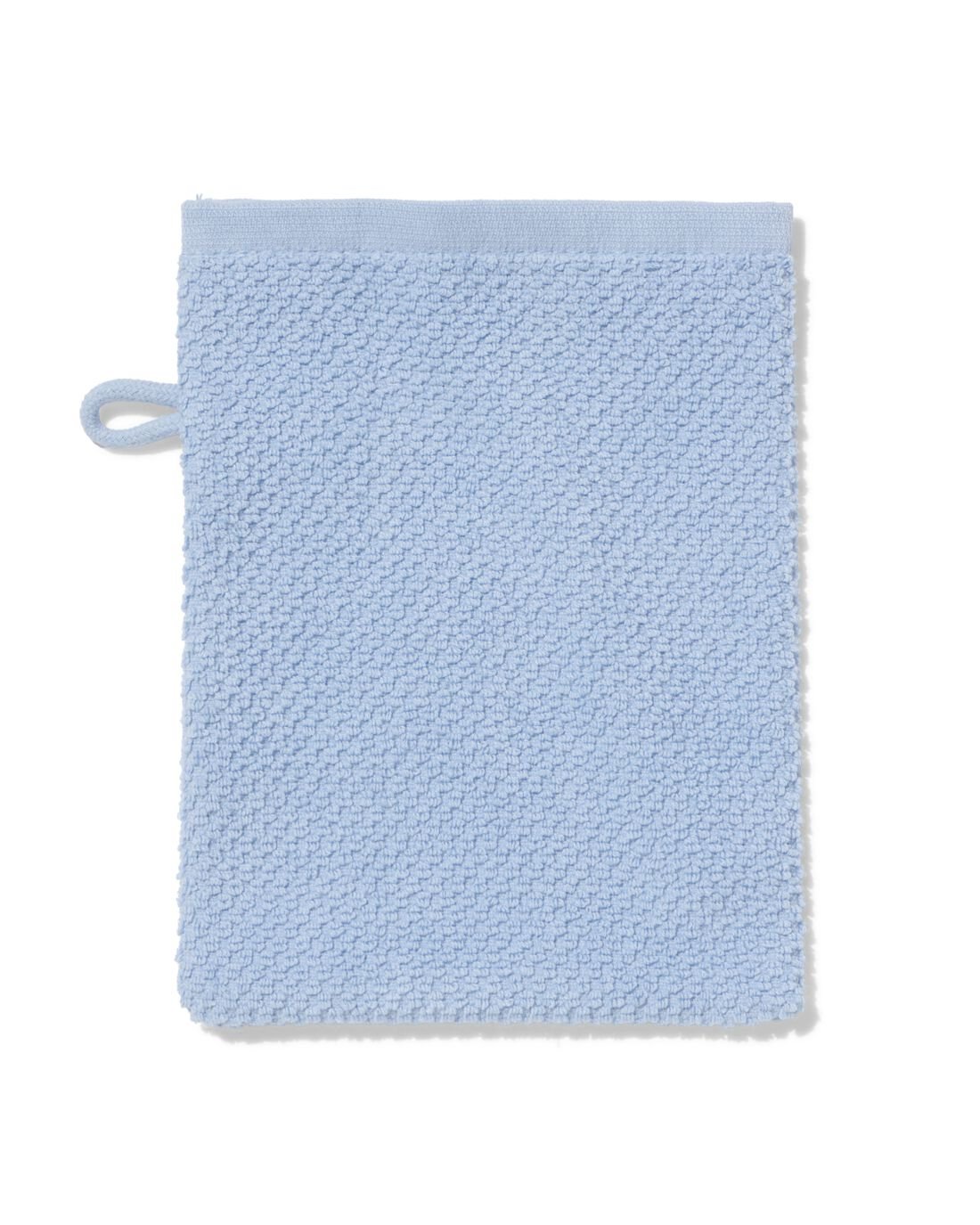 HEMA Tweedekans Washand 16x21cm Recycled Katoen Lichtblauw (lichtblauw)