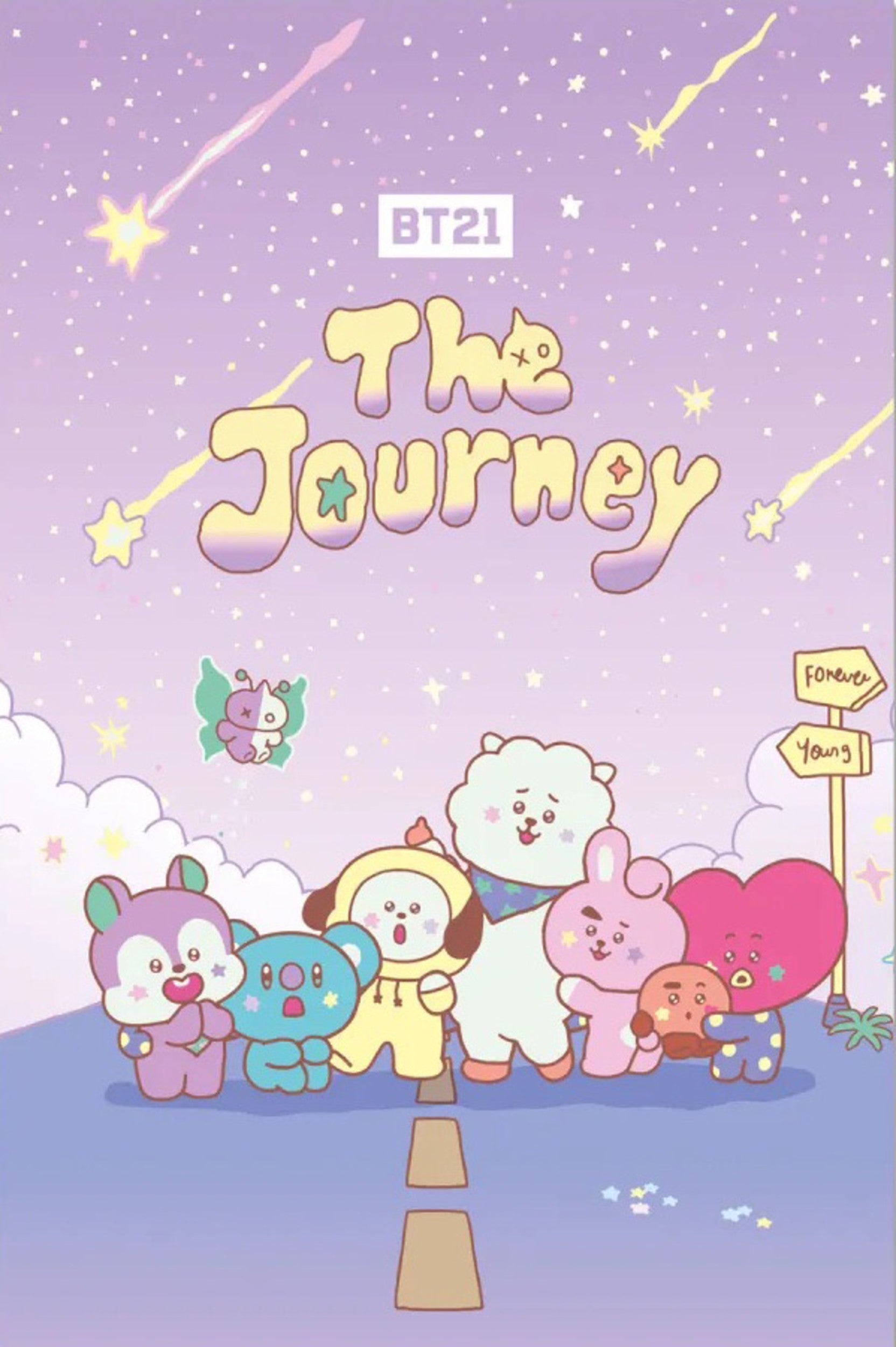 Grupo Erik Poster BT21 - The Journey 61x91,5cm