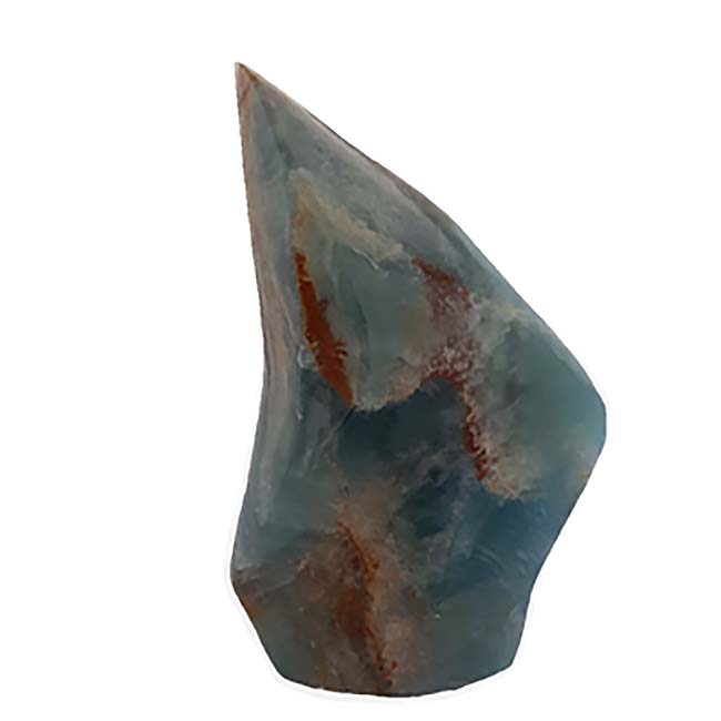 Urnwebshop Edelstenen Mini Urn, Blauwe Aragoniet-Onyx, met Asholte (0.01 liter)
