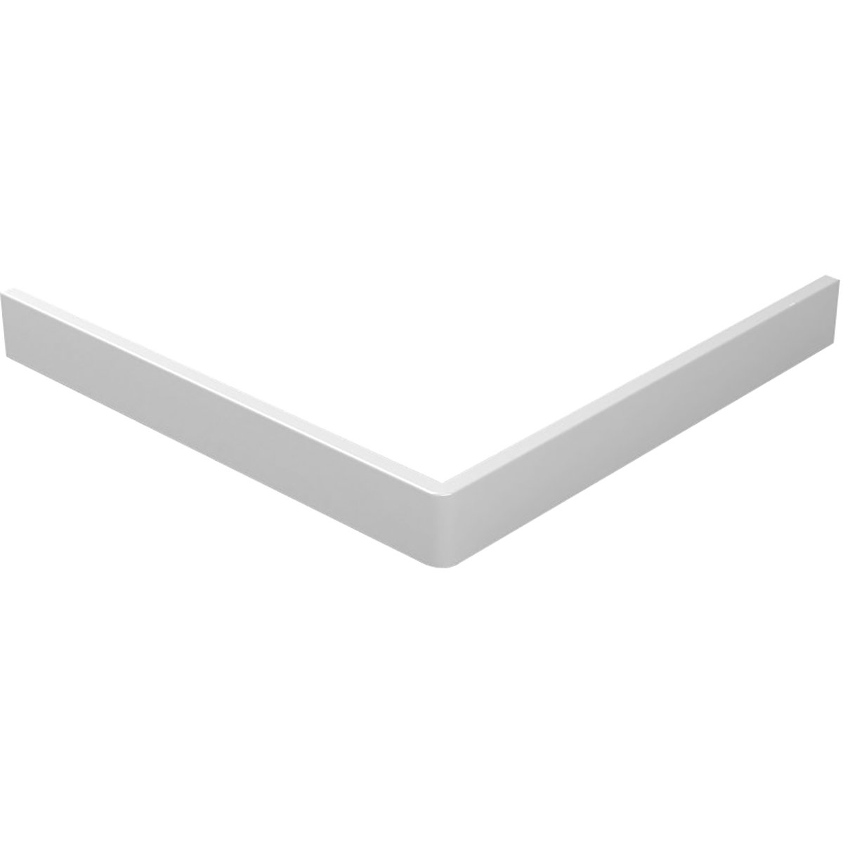Wiesbaden Voorzetpaneel met Poten voor Douchebak - 90x90x4cm - Glans Wit