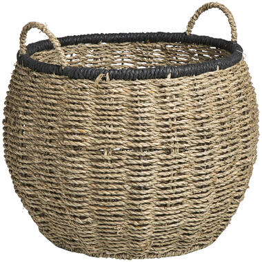 Leen Bakker Mand Nomad - zwart/bruin - 24xØ33 cm