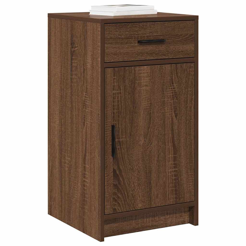 vidaXL Sideboard Bruin Eiken 40x41x75 cm Gelaagd Hout