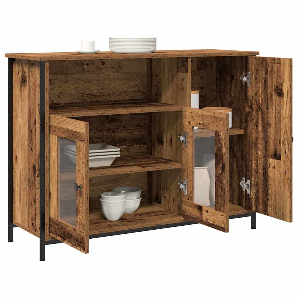 vidaXL Serre Old Wood 100x35x75 cm Engineered Wood