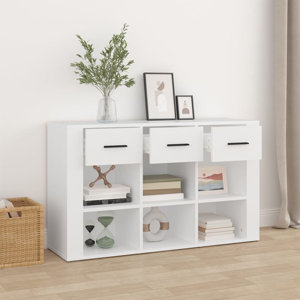 vidaXL Dressoir 100x30x59,5 cm bewerkt hout wit