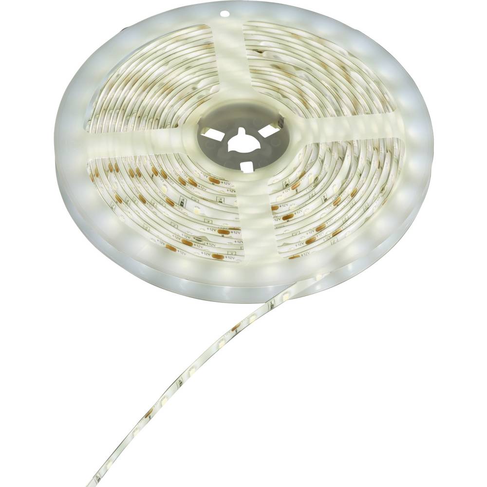 Sygonix SY-6612922 LED-strip Met connector (male) 12 V/DC 5000 mm Koudwit 1 stuk(s)