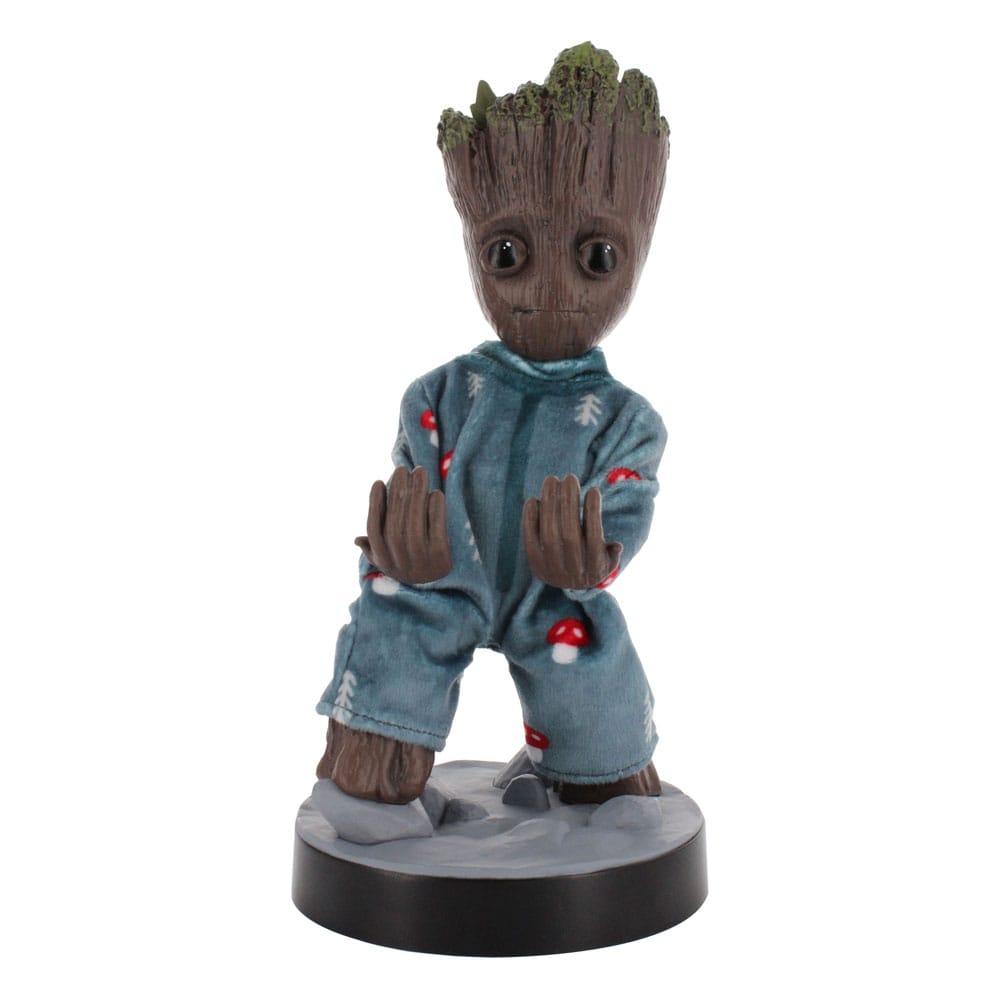 Exquisite Gaming Marvel Cable Guys Charging Stand Guardians of the Galaxy Pyjama Baby Groot 20 cm