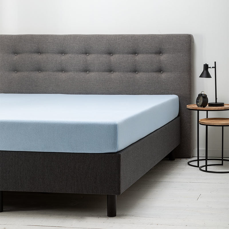 Fresh and Co Hoeslaken Comfort Jersey Trendy Lichtblauw 190x200 Cm Verkoelend  - 