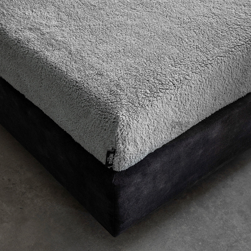 Fresh and Co Hoeslaken Teddy 160x200 Cm Licht Grijs Zacht  - 