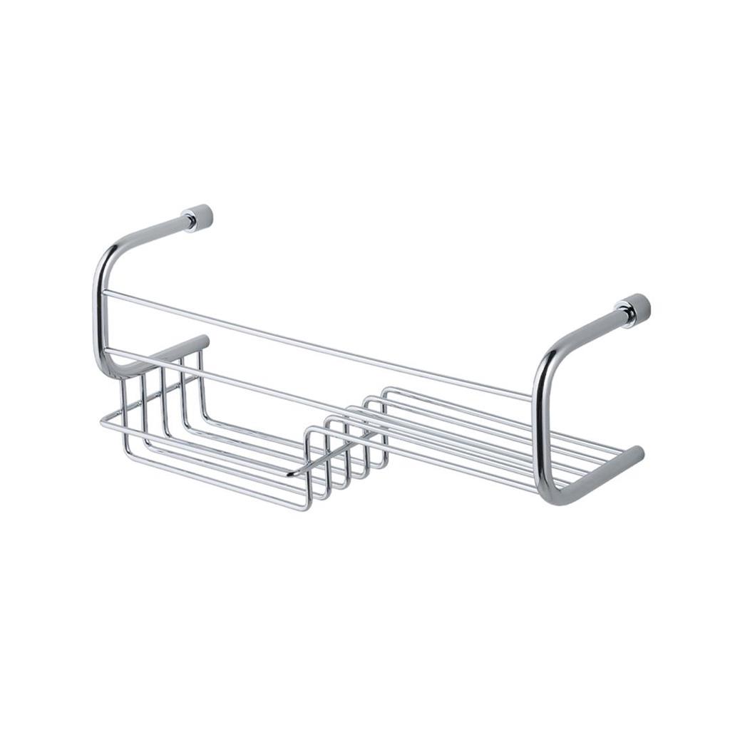 Eastbrook Solid messing doucherek rechthoekig chroom 40cm