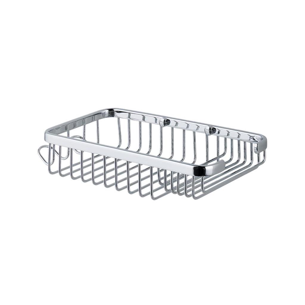 Eastbrook Solid messing doucherek rechthoekig chroom 30cm