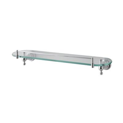Eastbrook Rockingham messing glazen planchet met rand chroom