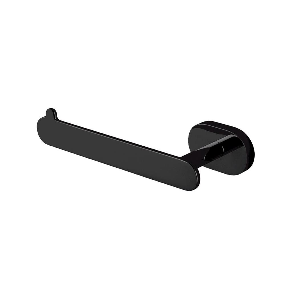 Eastbrook Salerno messing toiletrolhouder zwart mat