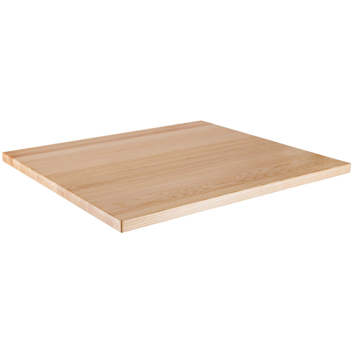 Vega Massief houten tafelblad Kentucky gelakt rechthoekig; 80x60x3 cm (LxBxH); essen/naturel; rechthoekig