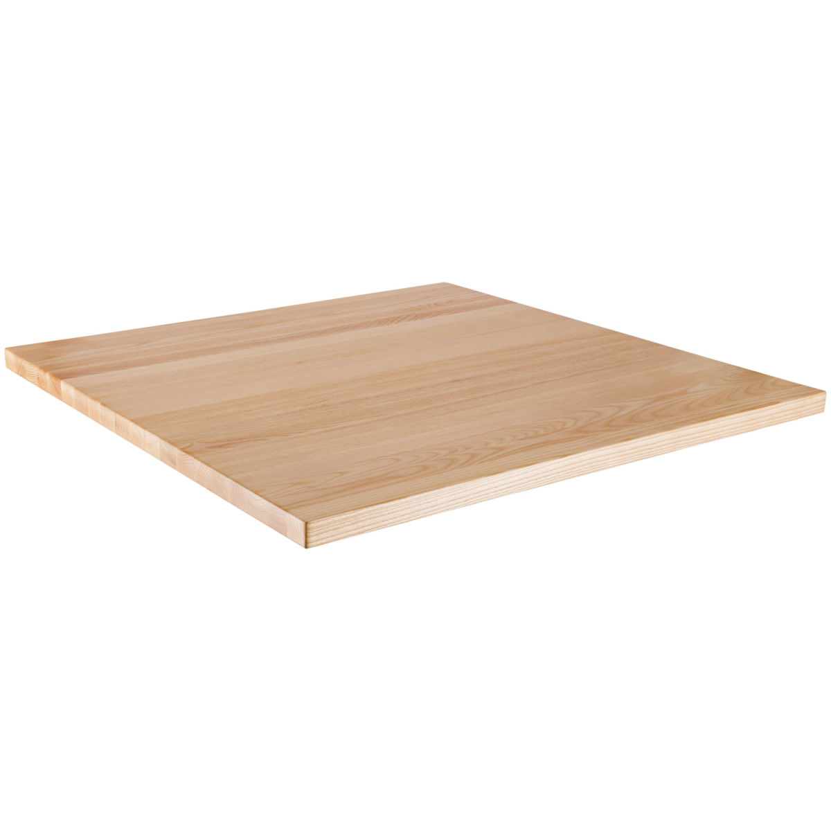 Vega Massief houten tafelblad Kentucky gelakt vierkant; 70x70x3 cm (LxBxH); essen/naturel; vierkant