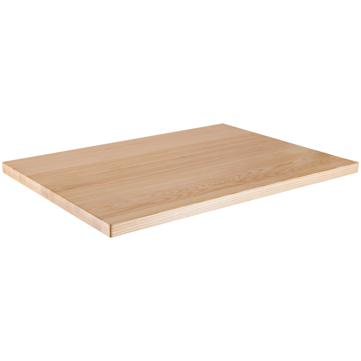 Vega Massief houten tafelblad Kentucky gelakt rechthoekig; 120x80x3 cm (LxBxH); essen/naturel; rechthoekig