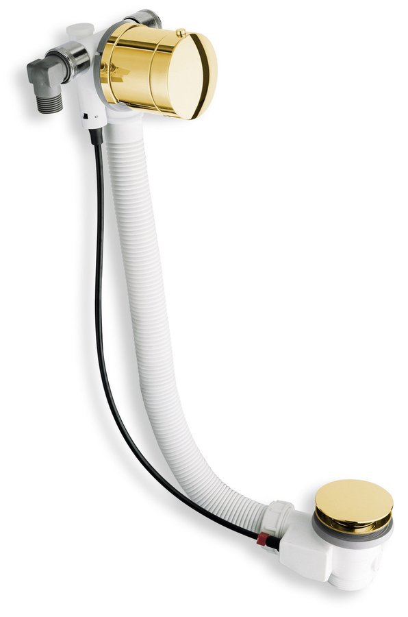 Polysan badafvoer met vulfunctie 97.5cm goud