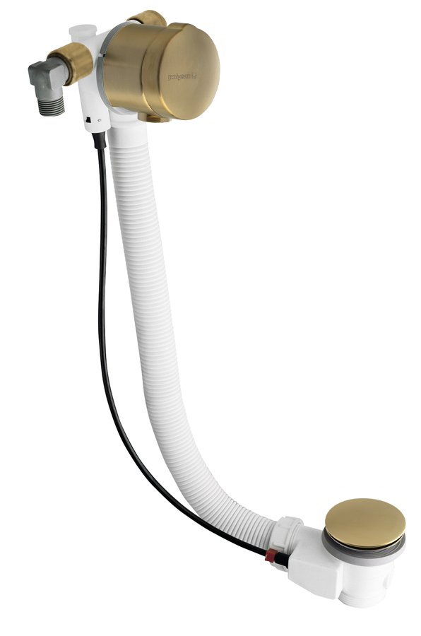 Polysan badafvoer met vulfunctie 97.5cm goud mat