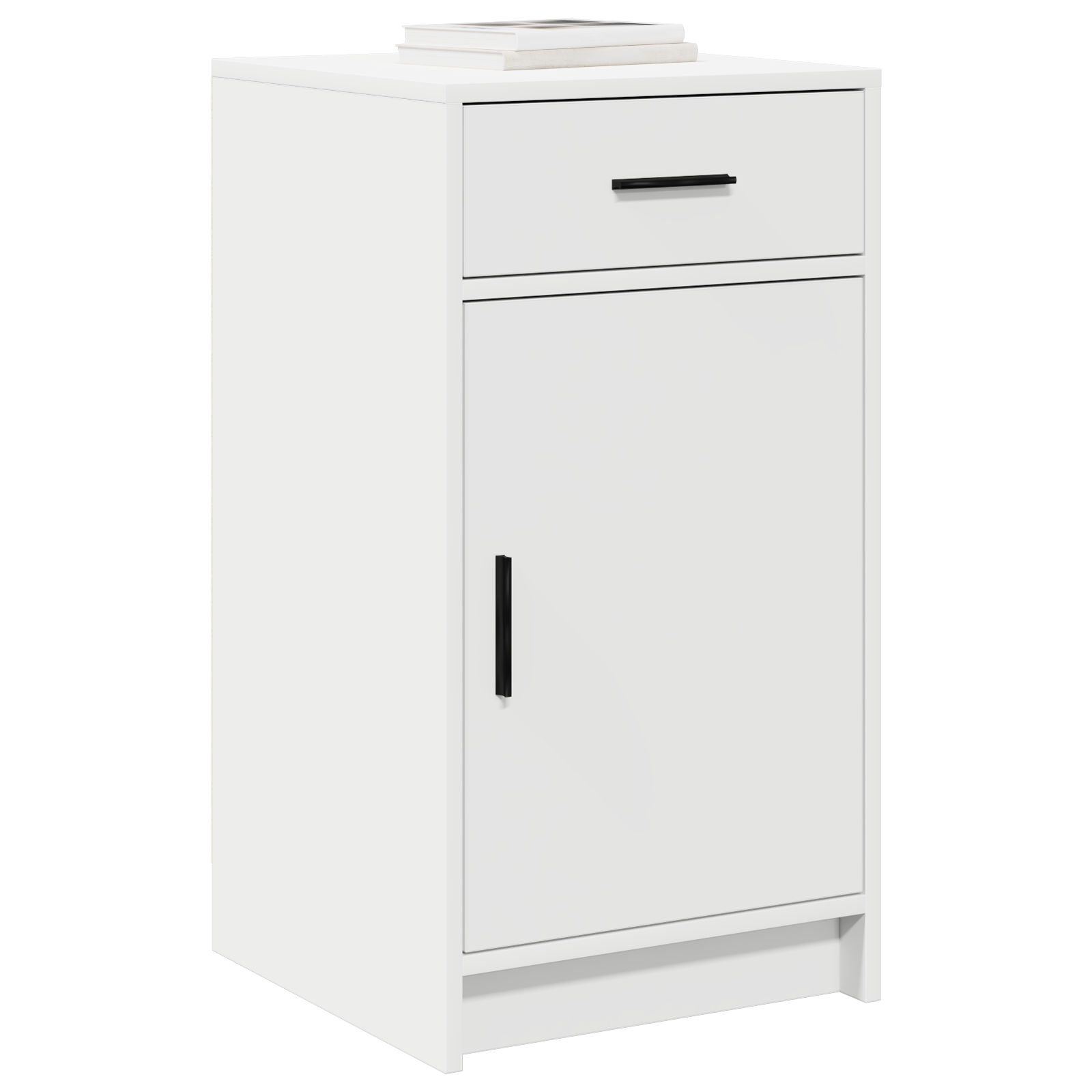 vidaXL Dressoir met lade Wit 40 x 40,5 x 75 cm Bewerkt hout