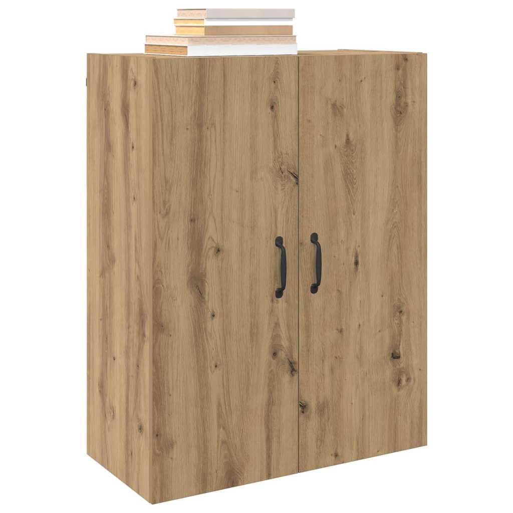 vidaXL Wandgemonteerde Kasten 2 pcs artisanaal eikenkleurig