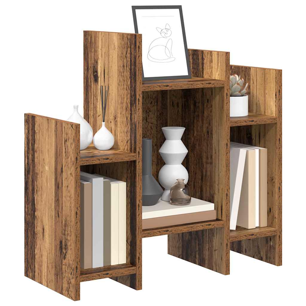 vidaXL Bijzetkast Oud hout 60 x 26 x 60 cm Bewerkt hout