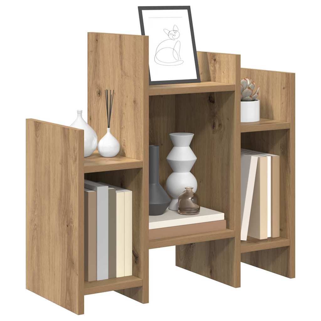 vidaXL Bijzetkast artisanaal eikenkleurig 60 x 26 x 60 cm Bewerkt hout