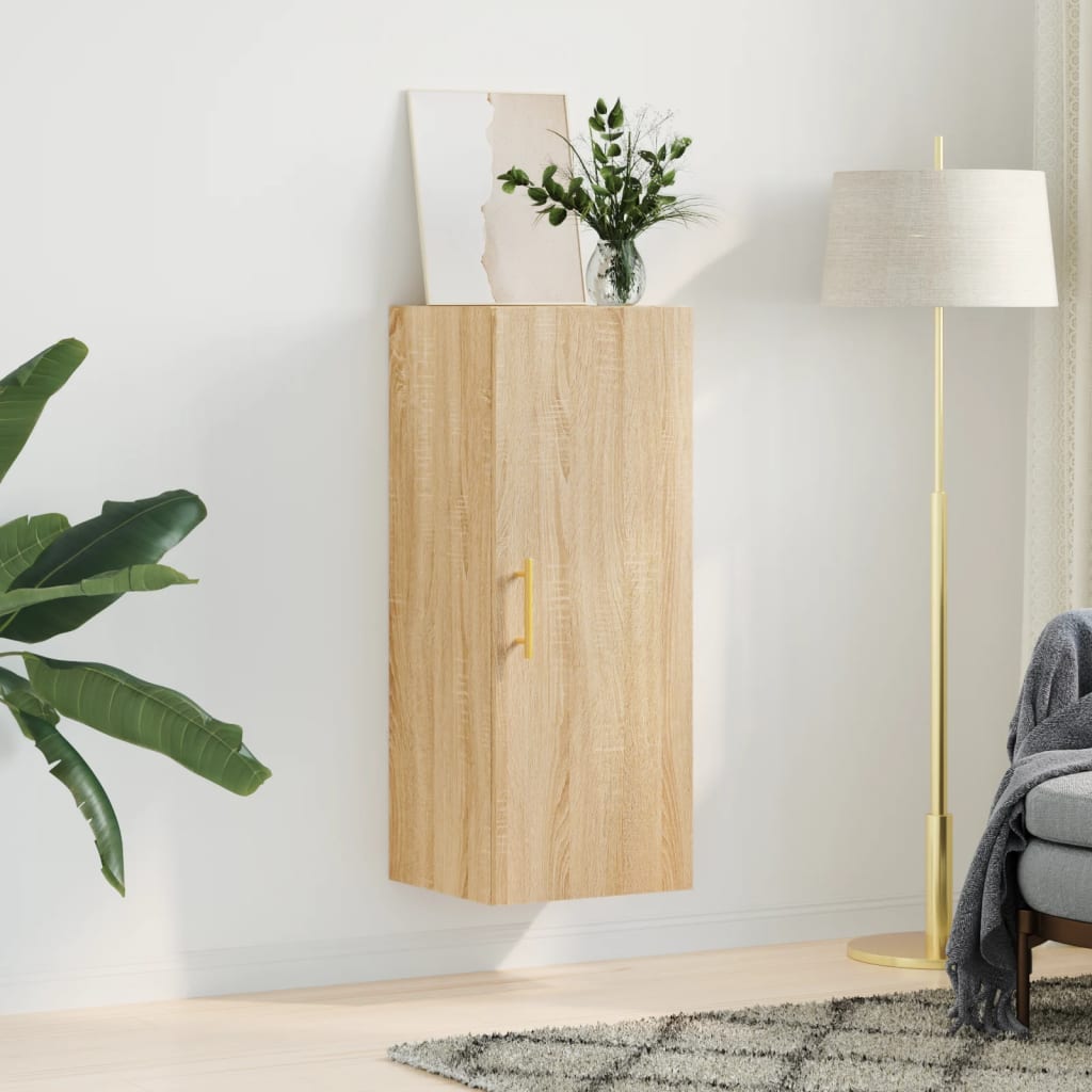 vidaXL Hangkast 34,5x34x90 cm sonoma eikenkleurig