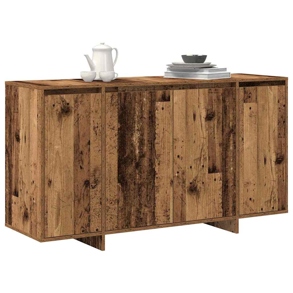 vidaXL Dressoir Oud hout 135 x 41 x 69 cm Bewerkt hout