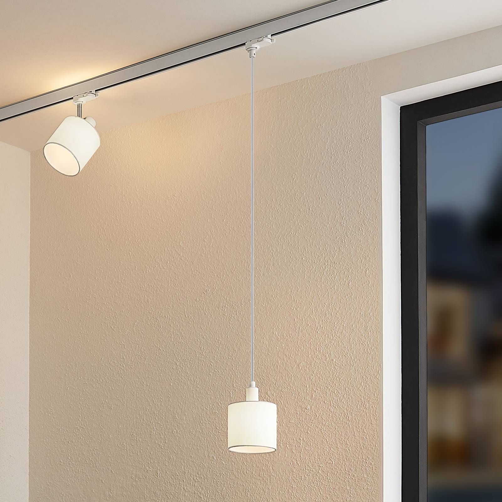Arcchio Heleni hanglamp track wit 12cm