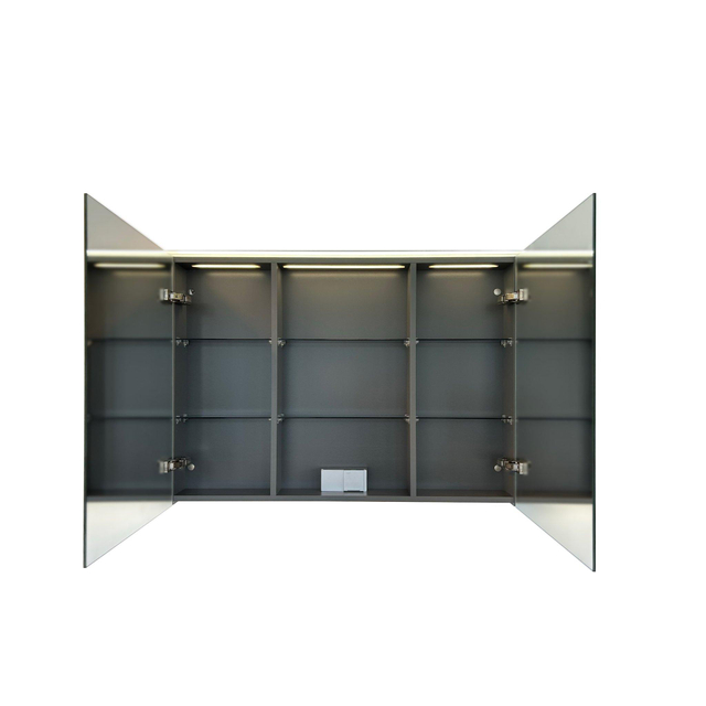 HR Badmeubelen X-Line spiegelkast 100x70x13cm dubbel gespiegeld 81901858